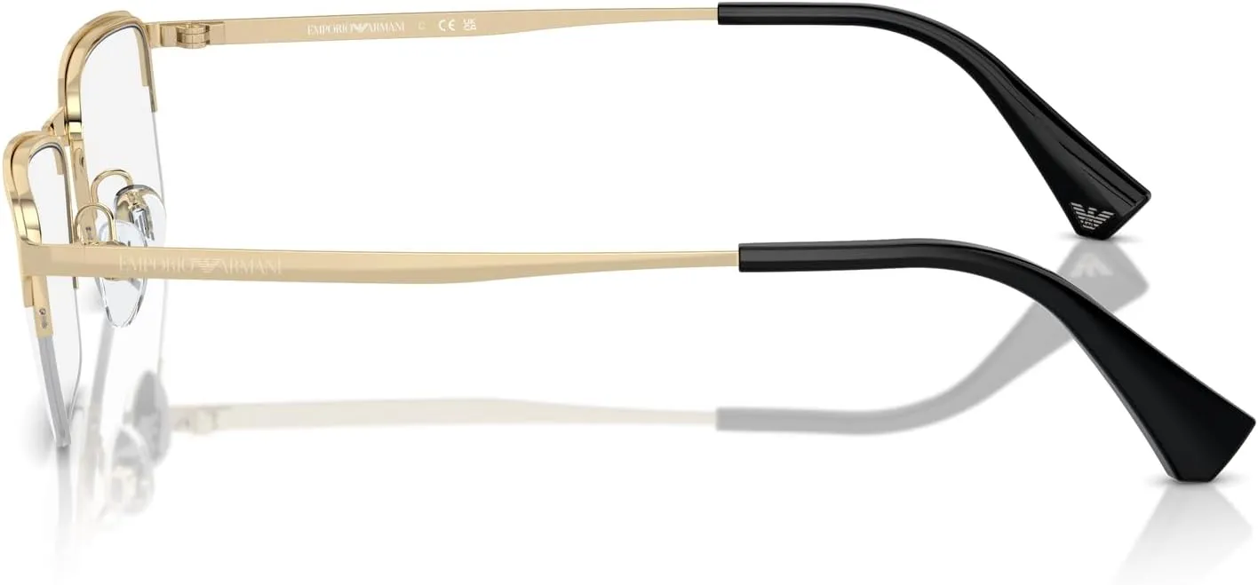 Emporio Armani Men's Ea1044td Rectangular Prescription Eyewear Frames