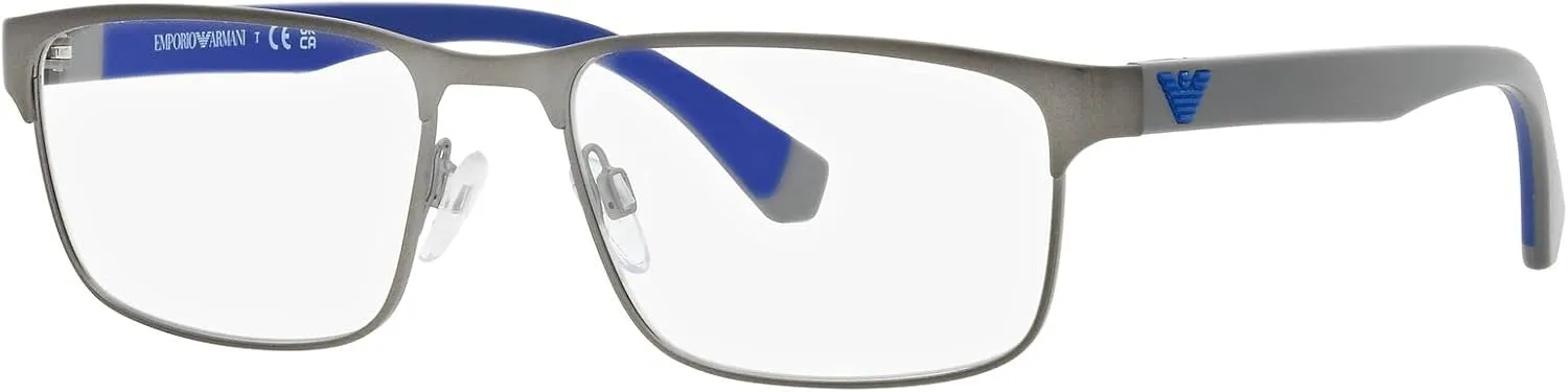 Emporio Armani Men's Ea1105 Rectangular Sunglasses