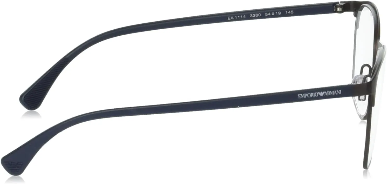Emporio Armani Men's Ea1114 Oval Sunglasses