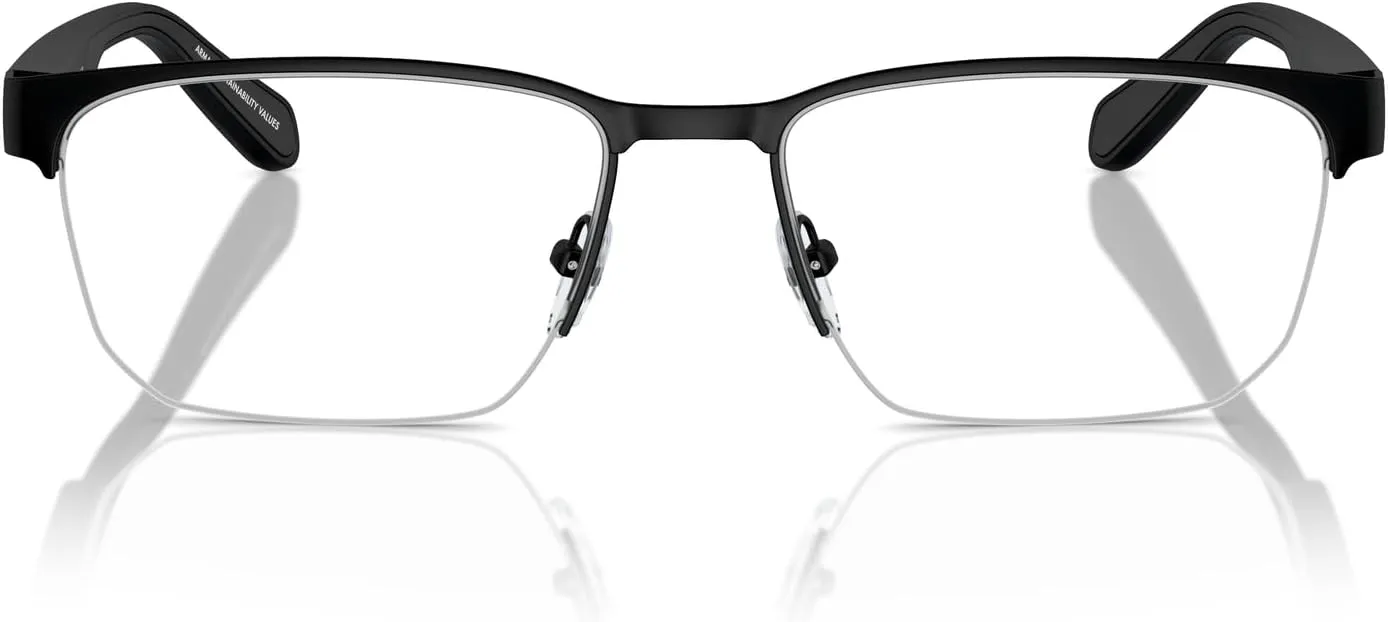 Emporio Armani Men's Ea1162 Rectangular Prescription Eyewear Frames