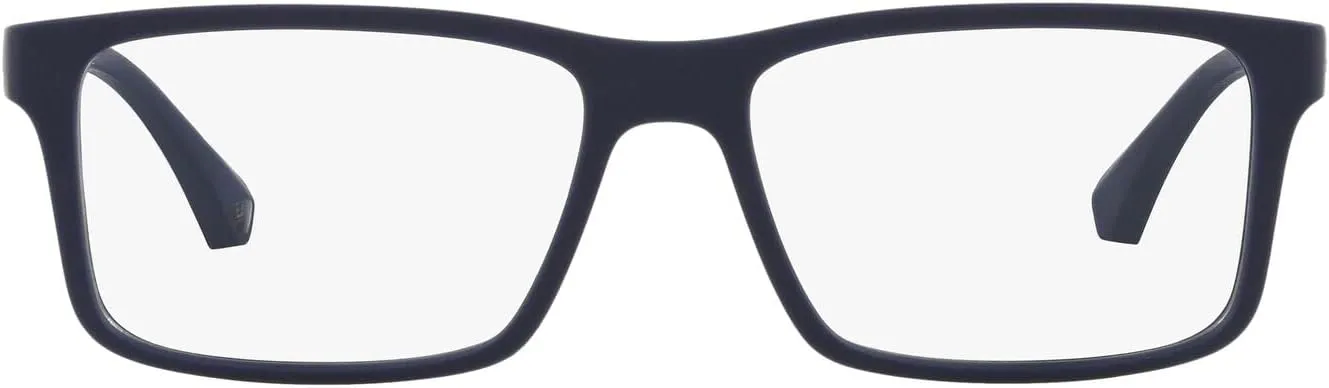 Emporio Armani Men's Ea3038 Rectangular Prescription Eyewear Frames