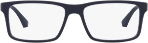 Emporio Armani Men's Ea3038 Rectangular Prescription Eyewear Frames