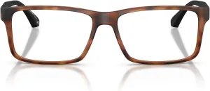 Emporio Armani Men's Ea3038 Rectangular Prescription Eyewear Frames