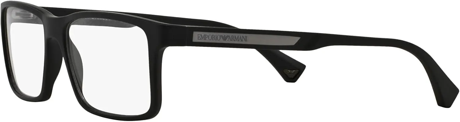 Emporio Armani Men's Ea3038 Rectangular Sunglasses