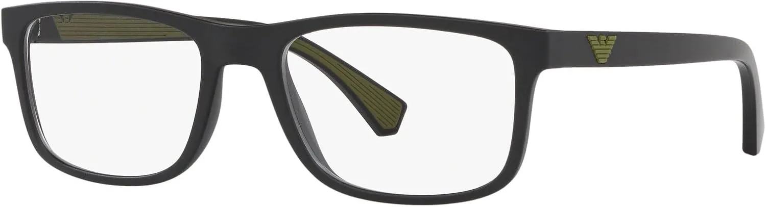 Emporio Armani Men's Ea3147 Rectangular Sunglasses