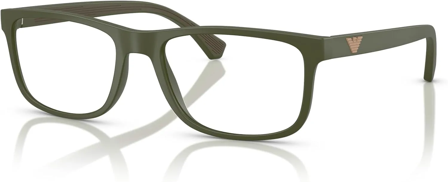 Emporio Armani Men's Ea3147 Rectangular Sunglasses