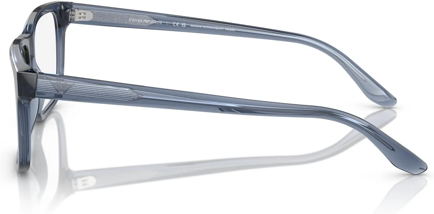 Emporio Armani Men's Ea3218 Rectangular Sunglasses