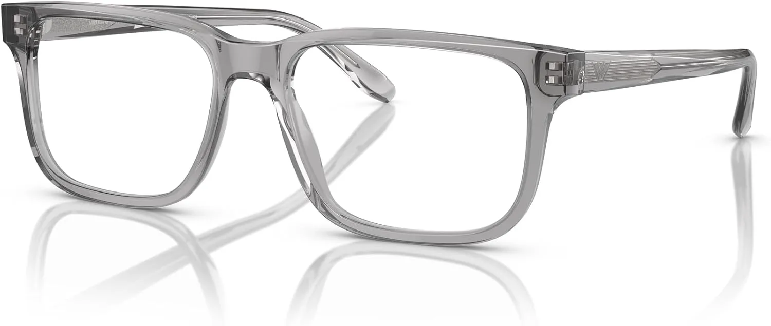 Emporio Armani Men's Ea3218 Rectangular Sunglasses