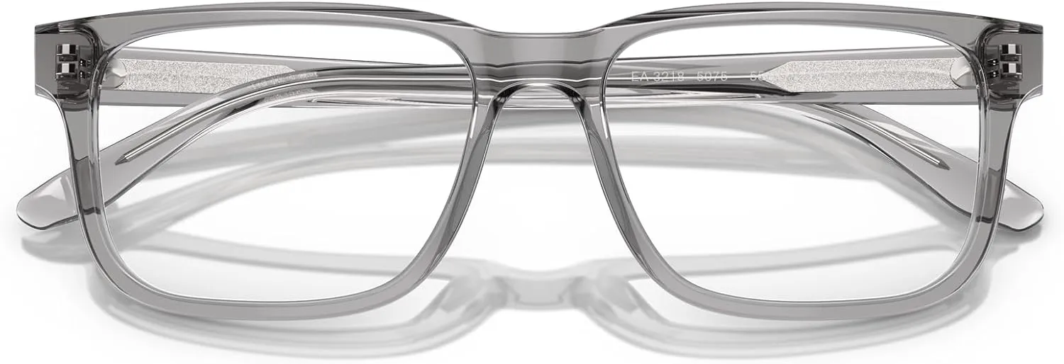 Emporio Armani Men's Ea3218 Rectangular Sunglasses