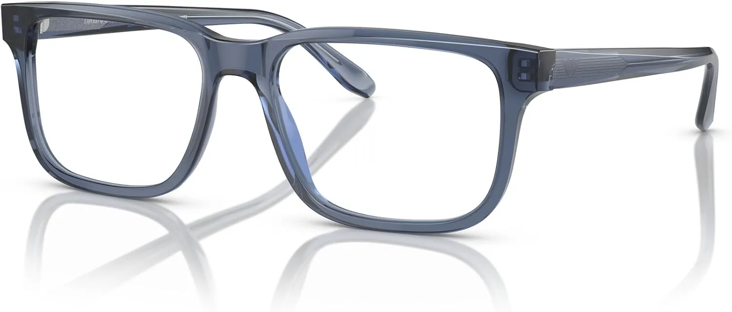 Emporio Armani Men's Ea3218 Rectangular Sunglasses