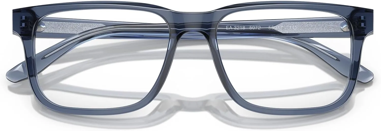 Emporio Armani Men's Ea3218 Rectangular Sunglasses