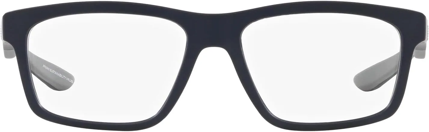 Emporio Armani Men's Ea3220u Universal Fit Rectangular Sunglasses