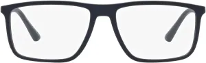Emporio Armani Men's Ea3221 Rectangular Sunglasses