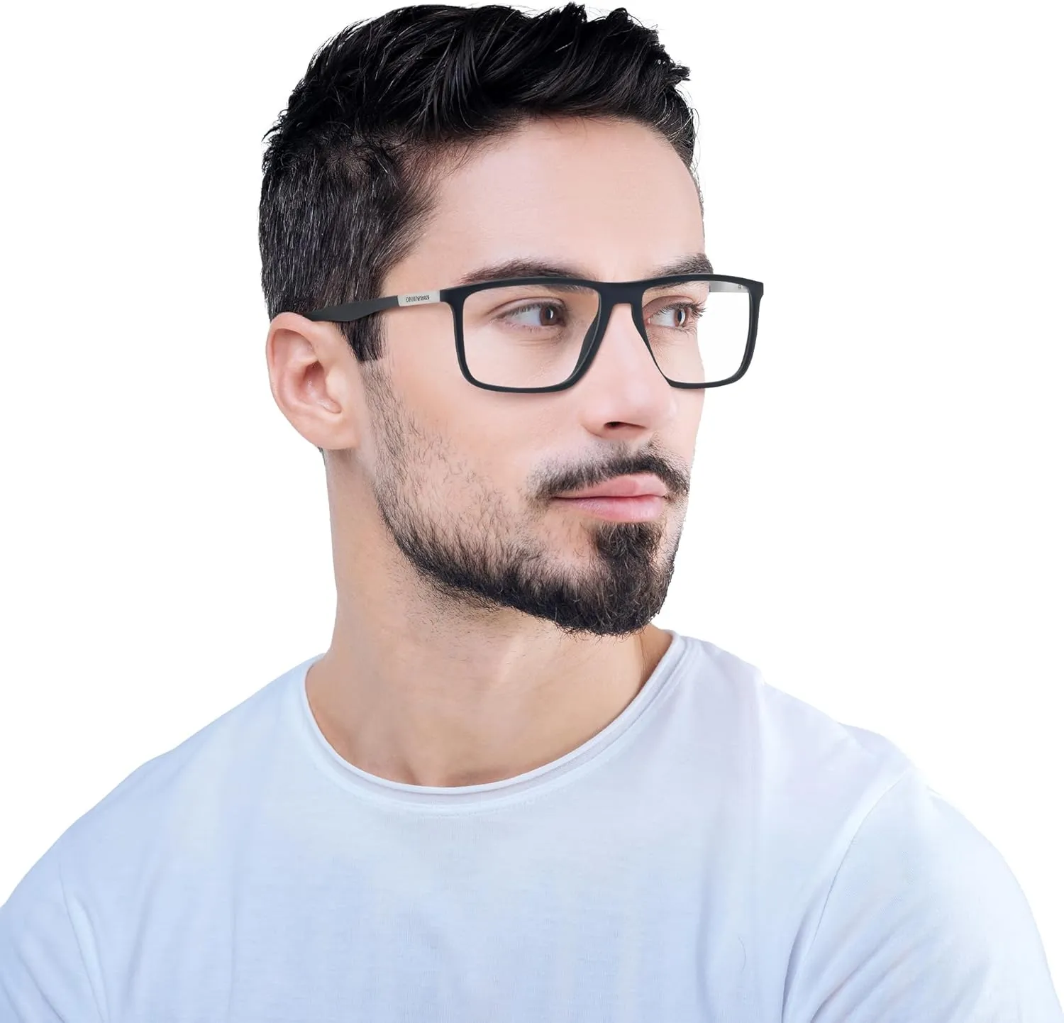 Emporio Armani Men's Ea3221 Rectangular Sunglasses
