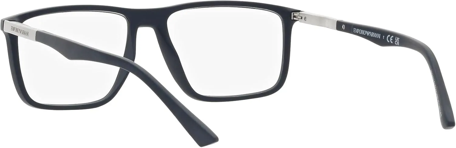Emporio Armani Men's Ea3221 Rectangular Sunglasses