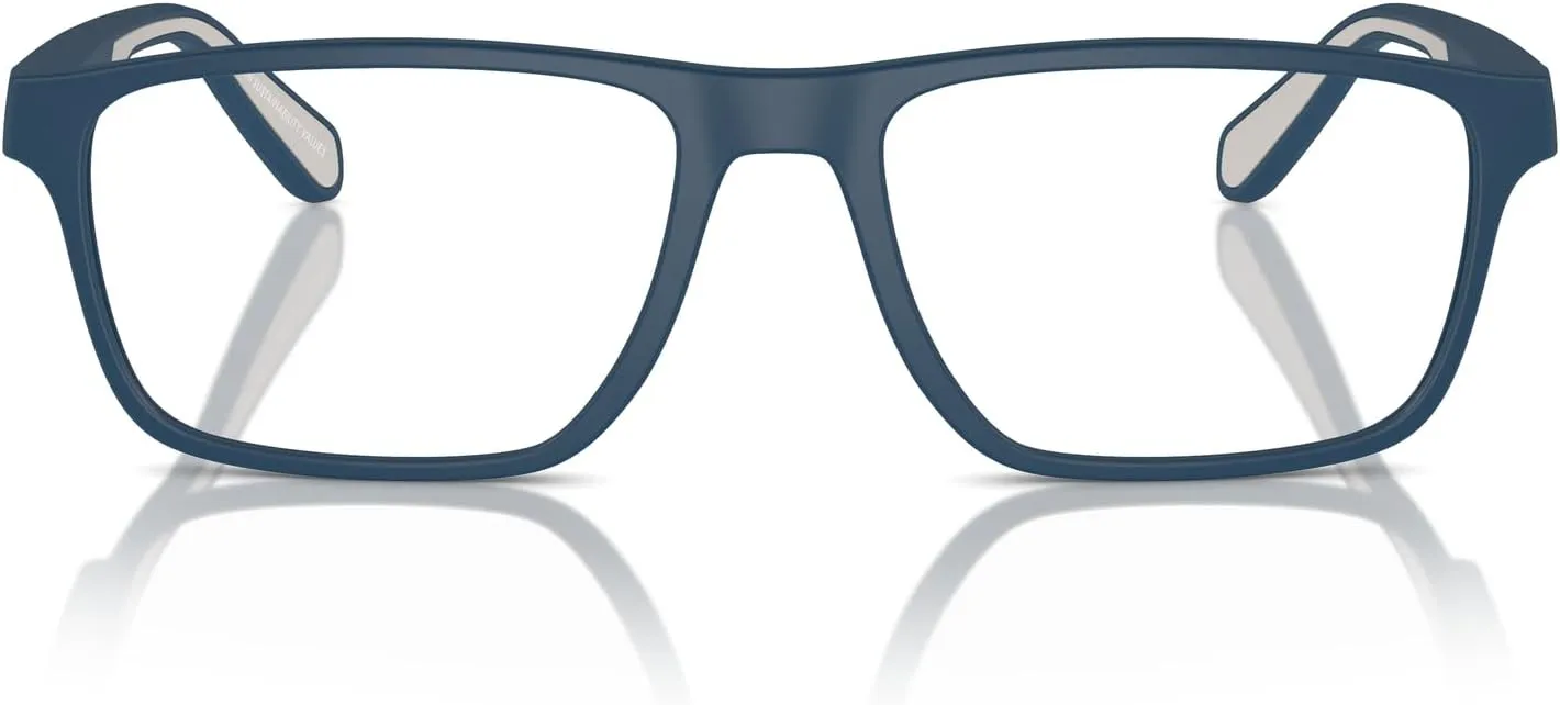 Emporio Armani Men's Ea3233 Rectangular Prescription Eyewear Frames