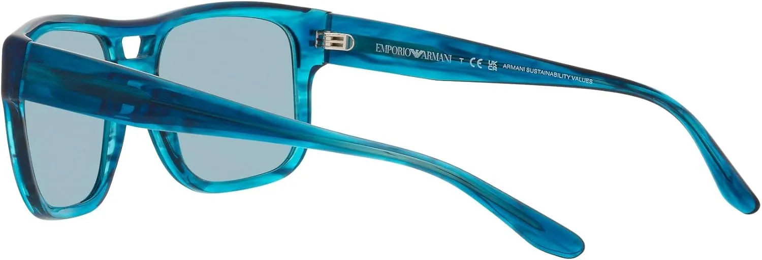 Emporio Armani Men's Ea4197 Rectangular Sunglasses