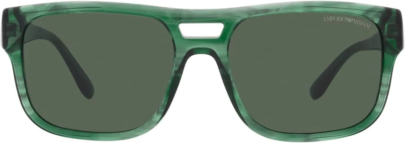 Emporio Armani Men's Ea4197 Rectangular Sunglasses