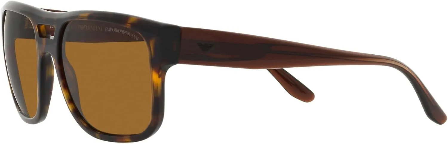 Emporio Armani Men's Ea4197 Rectangular Sunglasses