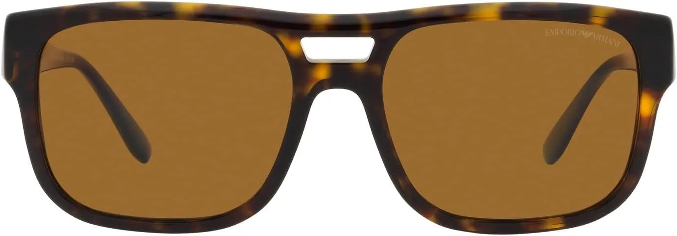 Emporio Armani Men's Ea4197 Rectangular Sunglasses