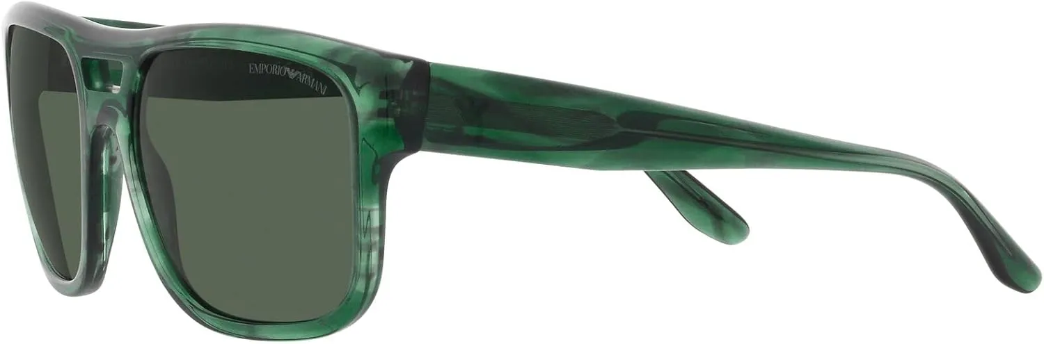 Emporio Armani Men's Ea4197 Rectangular Sunglasses