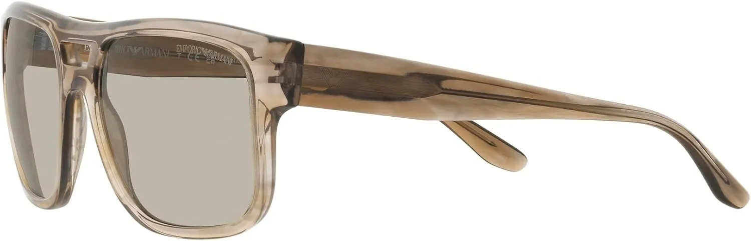 Emporio Armani Men's Ea4197 Rectangular Sunglasses