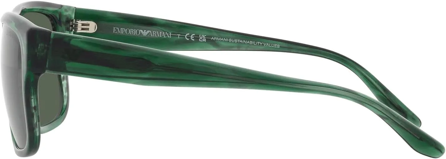 Emporio Armani Men's Ea4197 Rectangular Sunglasses