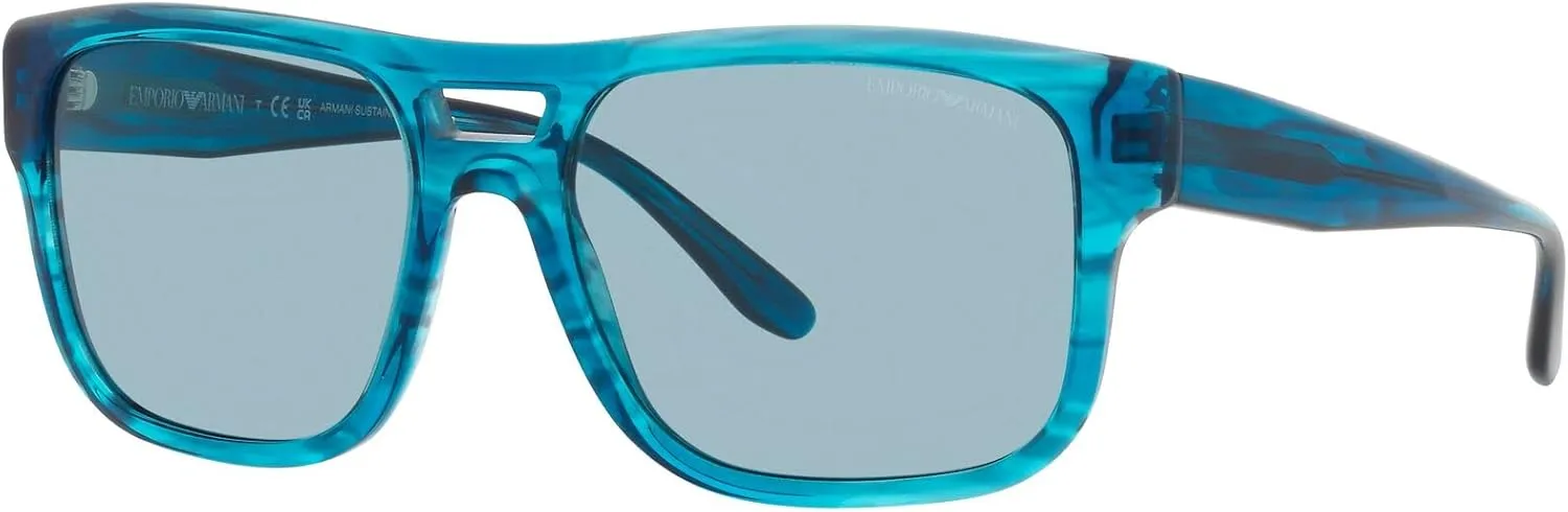 Emporio Armani Men's Ea4197 Rectangular Sunglasses