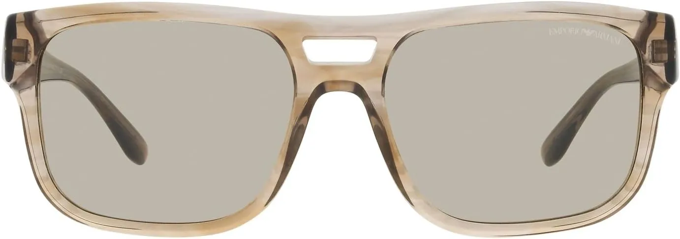 Emporio Armani Men's Ea4197 Rectangular Sunglasses