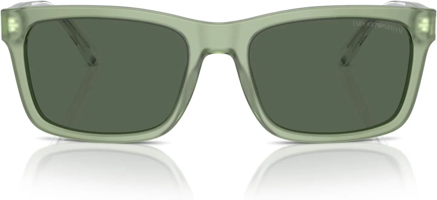 Emporio Armani Men's Ea4224 Rectangular Sunglasses