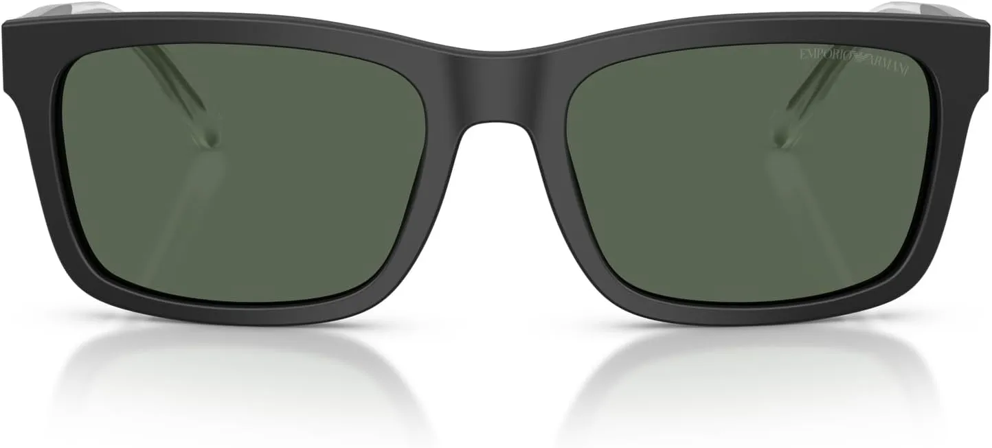 Emporio Armani Men's Ea4224 Rectangular Sunglasses