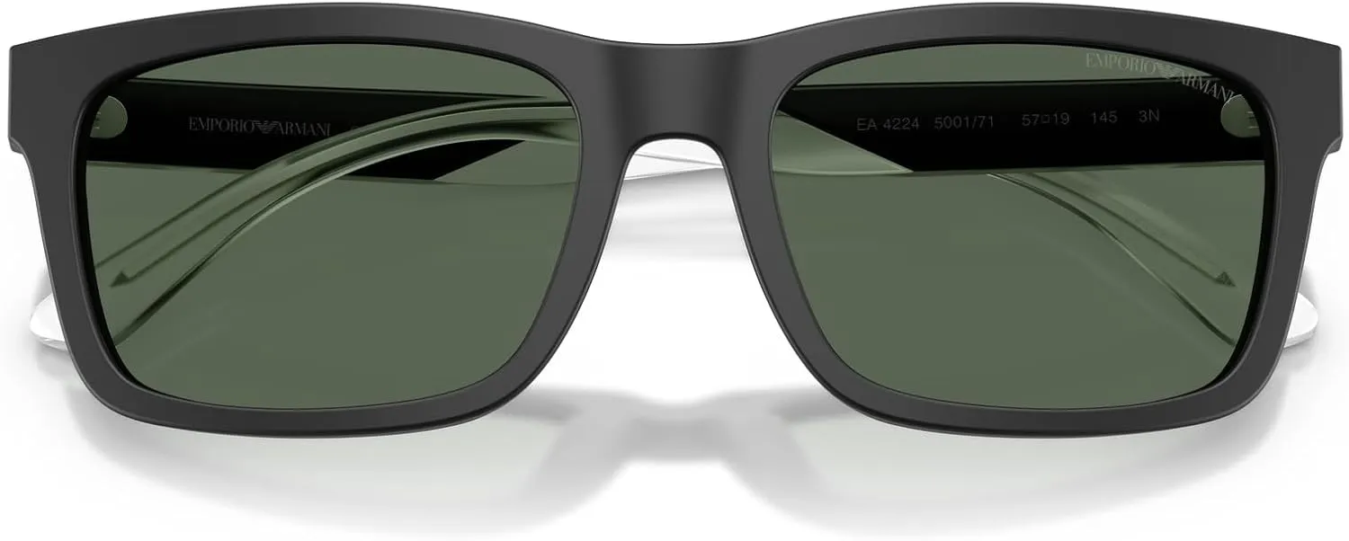 Emporio Armani Men's Ea4224 Rectangular Sunglasses