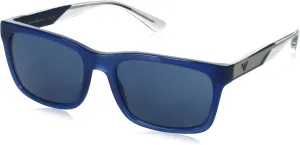 Emporio Armani Men's Ea4224 Rectangular Sunglasses