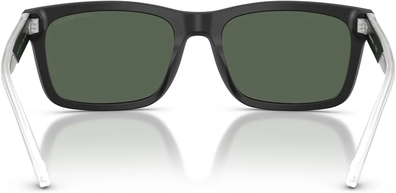 Emporio Armani Men's Ea4224 Rectangular Sunglasses