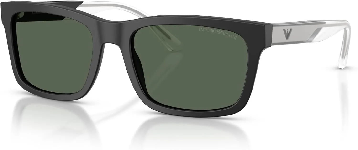 Emporio Armani Men's Ea4224 Rectangular Sunglasses