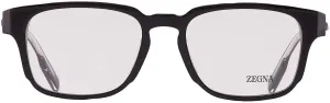 Ermenegildo Zegna Eyeglasses EZ 5262 001 Shiny Black, Road 232 Core Insertion