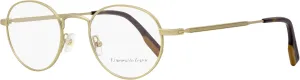 Ermenegildo Zegna EZ5132 Eyeglass Frames - Gold Frame, Gold Lenses, 47 mm Lens EZ513247032