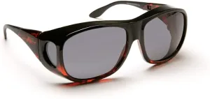 Eschenbach Optik Solar Shield Polarized Sunglasses with UV Protection - Large, Gray Filtered