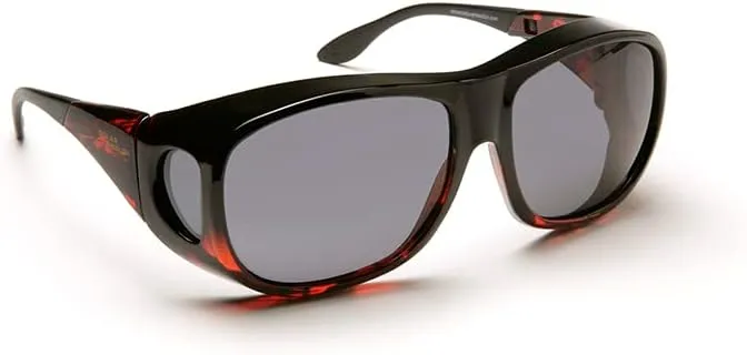Eschenbach Optik Solar Shield Polarized Sunglasses with UV Protection - Large, Gray Filtered