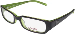 Esprit 17345 Womens/Ladies Rectangular Full-rim Eyeglasses/Glasses