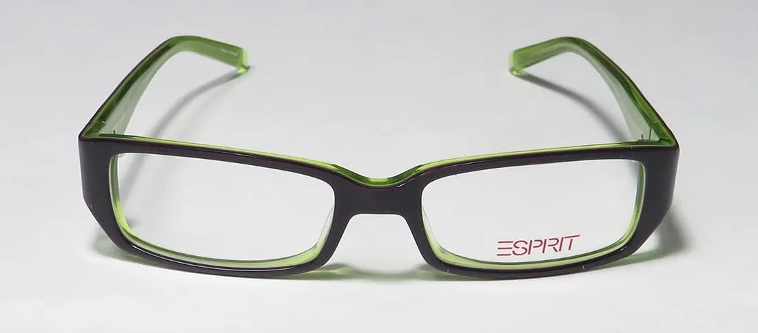Esprit 17345 Womens/Ladies Rectangular Full-rim Eyeglasses/Glasses