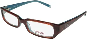 Esprit 17345 Womens/Ladies Rectangular Full-rim Eyeglasses/Glasses