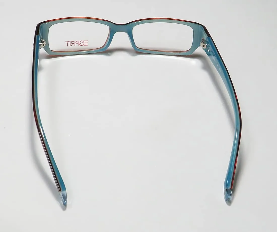 Esprit 17345 Womens/Ladies Rectangular Full-rim Eyeglasses/Glasses