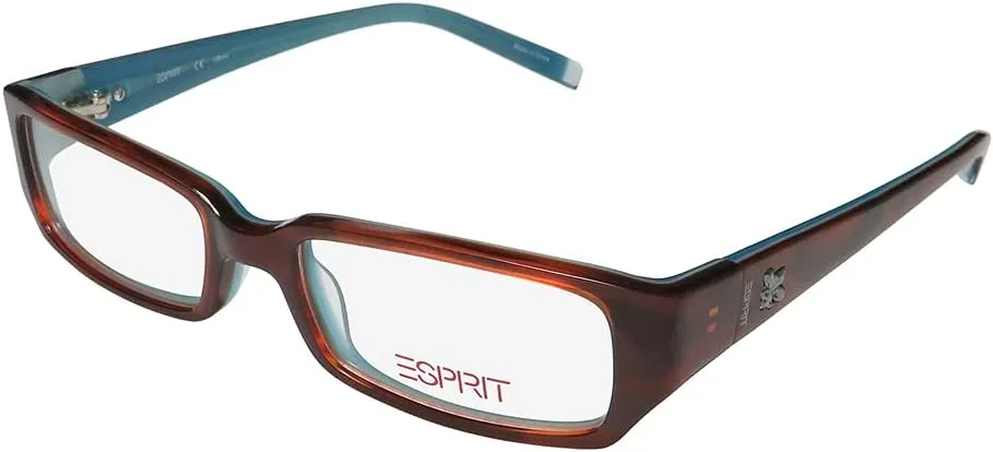 Esprit 17345 Womens/Ladies Rectangular Full-rim Eyeglasses/Glasses