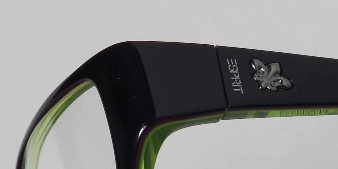 Esprit 17345 Womens/Ladies Rectangular Full-rim Eyeglasses/Glasses