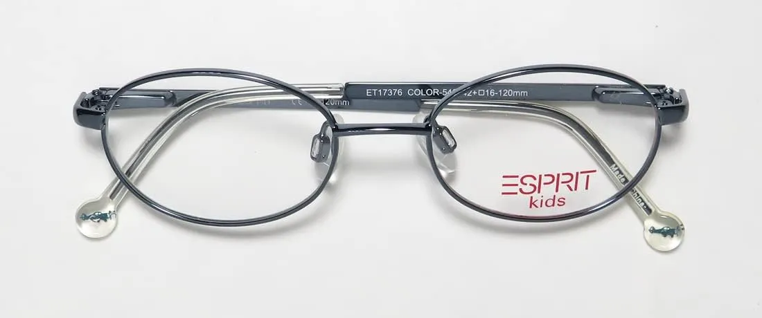 Esprit 17376 Unisex/Boys/Girls/Kids Oval Full-rim Spring Hinges Eyeglasses/Glasses