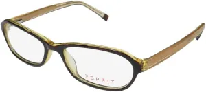 Esprit 17432 Womens/Ladies Rectangular Full-rim Flexible Hinges Eyeglasses/Eye Glasses