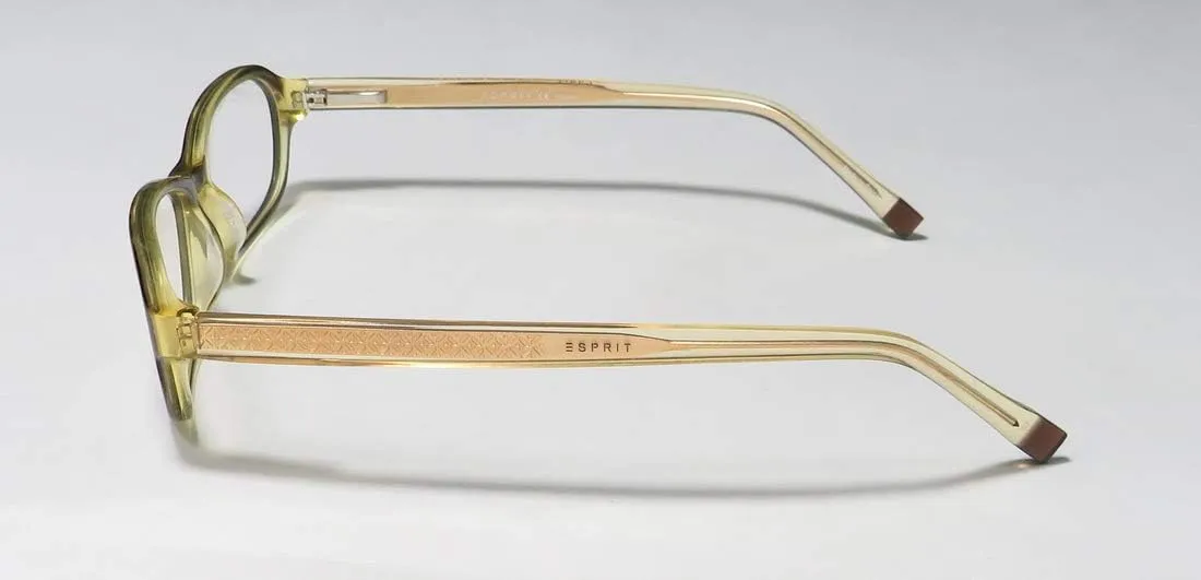 Esprit 17432 Womens/Ladies Rectangular Full-rim Flexible Hinges Eyeglasses/Eye Glasses