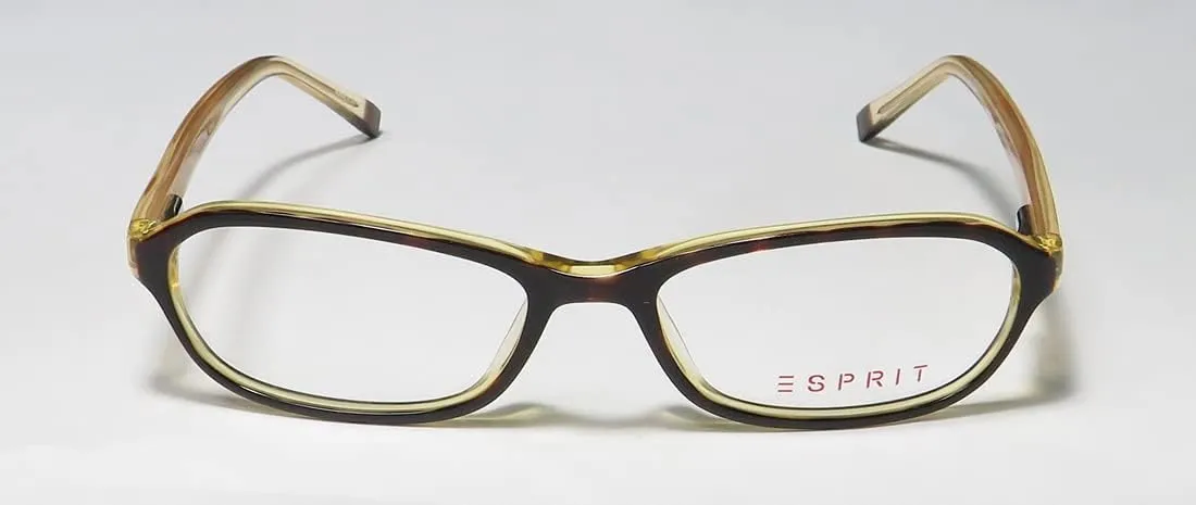 Esprit 17432 Womens/Ladies Rectangular Full-rim Flexible Hinges Eyeglasses/Eye Glasses