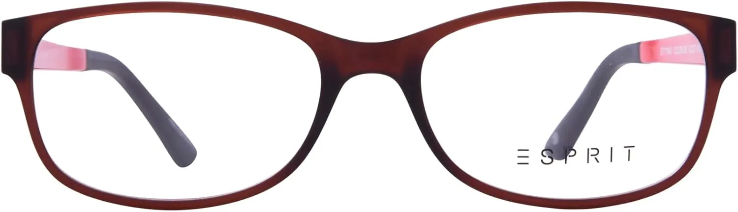 Esprit Women's Eyeglasses ET17445 ET/17445 535 Brown Full Rim Optical Frame 52mm